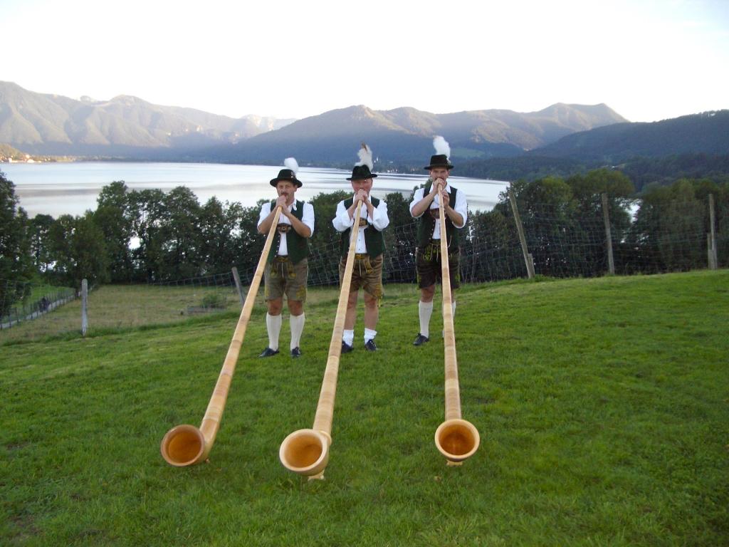 Alphorn TRIO Die Münchner Spitzbuam am Tegernsee